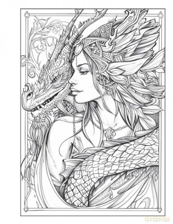 Fantastic Creatures Coloring - Editors of Thunder Bay Press [KSIĄŻKA]