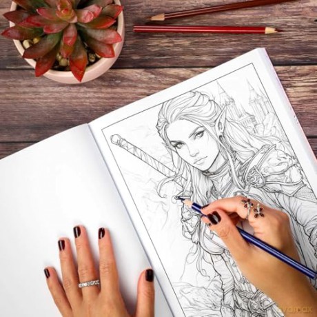Fantastic Creatures Coloring - Editors of Thunder Bay Press [KSIĄŻKA]