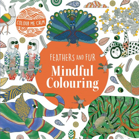 Feathers and Furs Mindful Colouring: 2 (Colour Me Calm) - Japani Shyam [KSIĄŻKA]