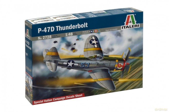 Italeri P47d Thunderbolt Samolot [ZABAWKA]