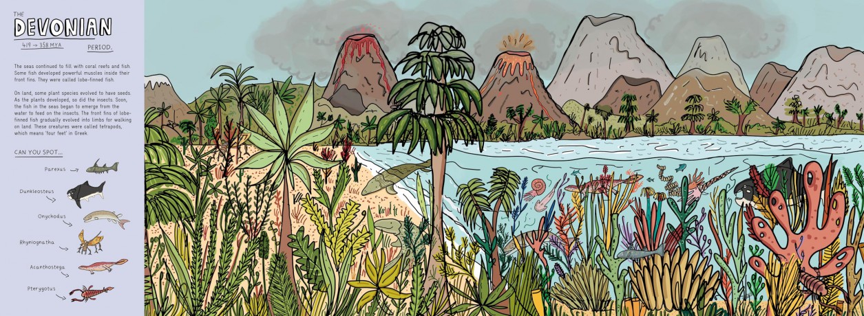 Finding Life: A Prehistoric Search and Find - Sophie Williams [KSIĄŻKA]