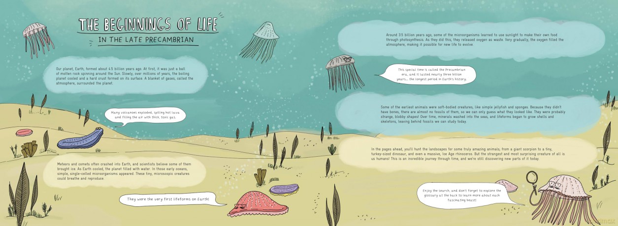 Finding Life: A Prehistoric Search and Find - Sophie Williams [KSIĄŻKA]