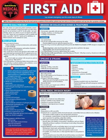 First Aid: A Quickstudy Laminated Reference Guide - Livingston Mike [KSIĄŻKA]