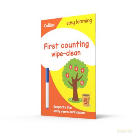 First Counting Age 3-5 Wipe Clean Activity Book: Ideal for home learning (Collins Easy Learning Preschool) - Collins Easy Learning [KSIĄŻKA]