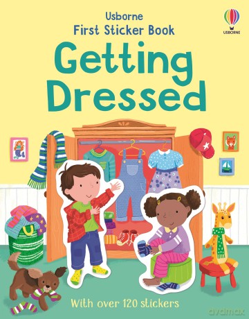 First Sticker Book Getting Dressed - Jessica Greenwell [KSIĄŻKA]