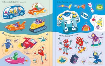 First Sticker Books Robots - Alice Beecham [KSIĄŻKA]