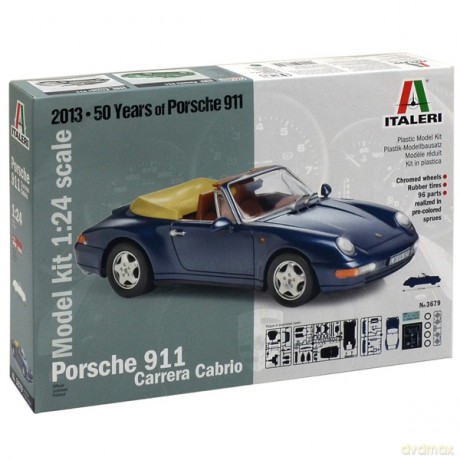 Italeri Porsche 911 Carrera Cabrio Auto [ZABAWKA]