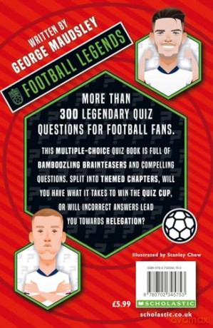 Football Legends Quiz Book - George Maudsley [KSIĄŻKA]
