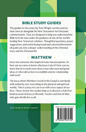 For Everyone Bible Study Guides: Matthew - Tom Wright [KSIĄŻKA]