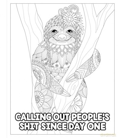 For F*ck's Sake: A Satisfyingly Sweary Adult Coloring Book - Caitlin Peterson [KSIĄŻKA]