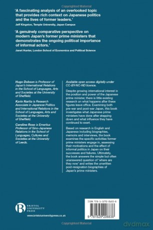 Former Prime Ministers in Japan: Power, Influence and the Role of Informal Politics - Hugo Dobson [KSIĄŻKA]