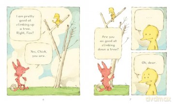 Fox & Chick: Up and Down: and Other Stories (Fox and Chick) - Sergio Ruzzier [KSIĄŻKA]