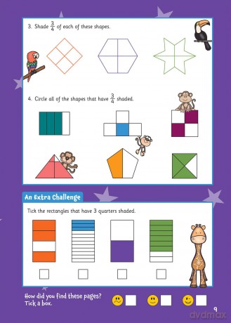 Fractions Activity Book for Ages 5-7 (CGP KS1 Activity Books and Cards) - CGP Books [KSIĄŻKA]