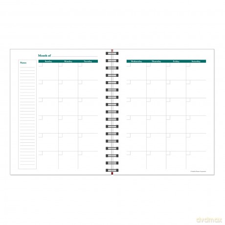 FranklinCovey - Undated Planner | Weekly - Wire-Bound Planner (7" x 8.5" X 1") [KSIĄŻKA]