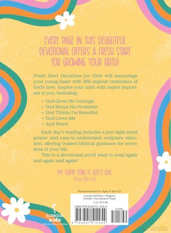 Fresh Start Devotions for Girls: Daily Inspiration - Compiled by Barbour Staff [KSIĄŻKA]