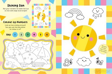 Fun Friends (Mosaic Sticker by Numbers for Toddlers) - Igloo Books Ltd [KSIĄŻKA]