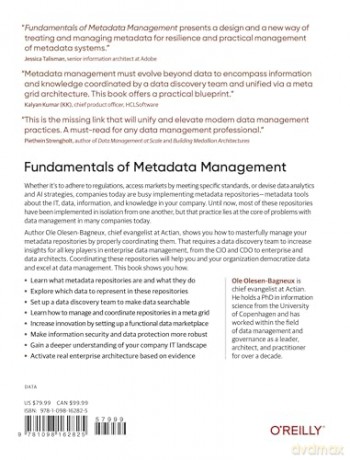 Fundamentals of Metadata Management: Uncover the Meta Grid and Unlock Data, Information, and Knowledge Management - Ole Olesen-Bagneux [KSIĄŻKA]