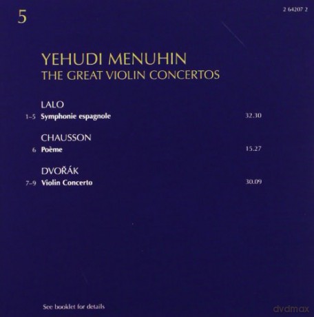 Yehudi Menuhin: The Great Violin Concertos-10th Anniv [10CD]