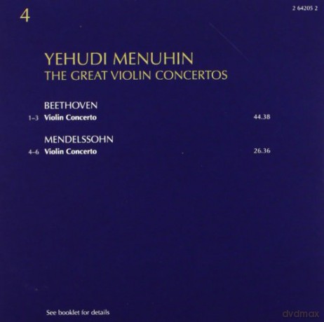 Yehudi Menuhin: The Great Violin Concertos-10th Anniv [10CD]