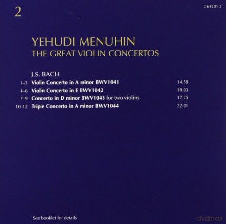 Yehudi Menuhin: The Great Violin Concertos-10th Anniv [10CD]