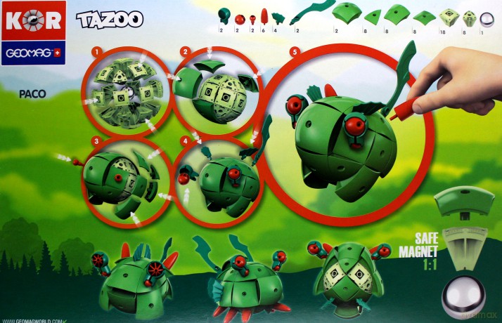 Geomag Tazoo Paco 71 elementów [ZABAWKA]
