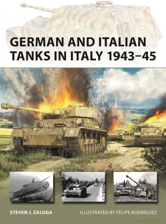 German and Italian Tanks in Italy 1943-45: 344 (New Vanguard) - Steven J. Zaloga [KSIĄŻKA]