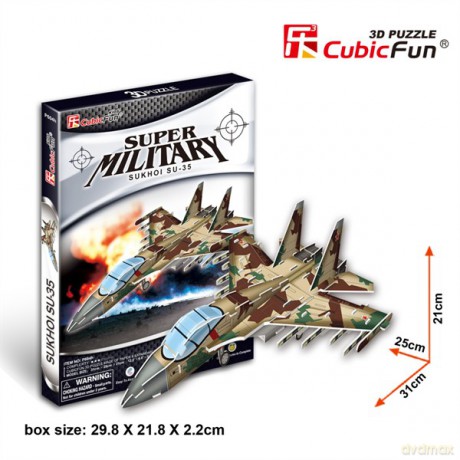 Puzzle 3D Sukhoi Su35 [PUZZLE]
