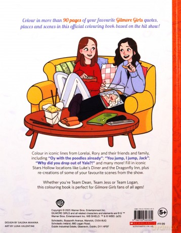 Gilmore Girls: The Official Coloring Book - Scholastic [KSIĄŻKA]