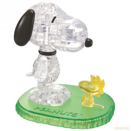 Bard Crystal Puzzle Snoopy Woodstock [PUZZLE]