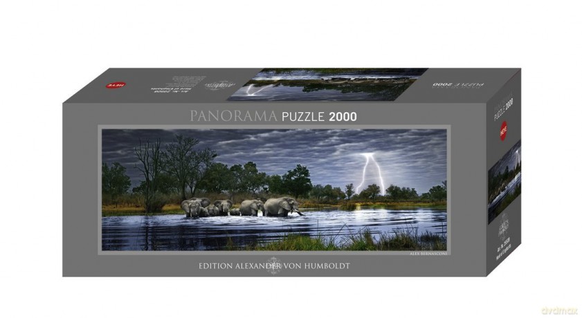 Heye 2000 elementów Herd Of Elephants E.Humboldt [PUZZLE]