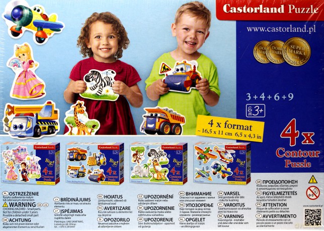 Castor 39 elementów Samoloty [PUZZLE]