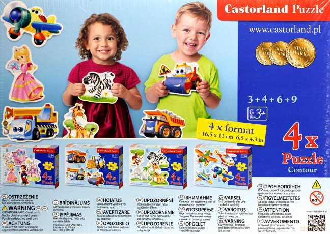 Castor 39 elementów Zwierzęta Afryki [PUZZLE]