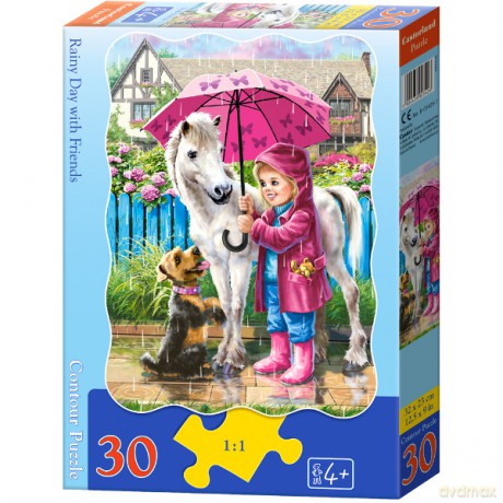 Castor 30 elementów Deszczowy Dzień [PUZZLE]