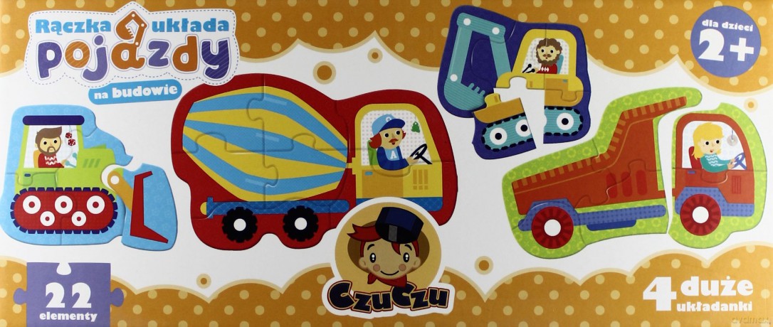Czuczu Rączka Układa Pojazdy [PUZZLE]