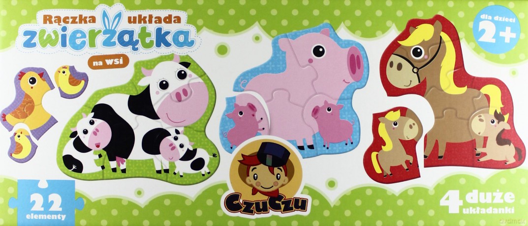 Czuczu Rączka Układa Zwierzątka [PUZZLE]