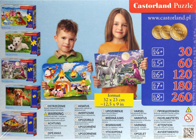 Castor 60 elementów Spacer Z Kucem I Psem [PUZZLE]