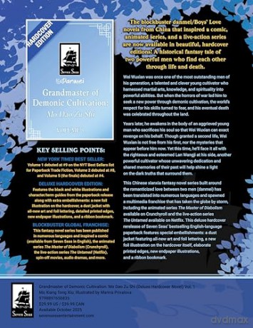 Grandmaster of Demonic Cultivation: Mo Dao Zu Shi (Deluxe Hardcover Novel) Vol. 1 - Mo Xiang Tong Xiu [KSIĄŻKA]