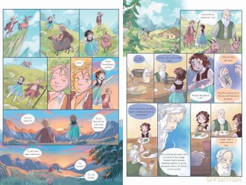 Graphic Novel Classics: The Secret Garden, Anne of Green Gables, and Heidi - Mariah Marsden [KSIĄŻKA]