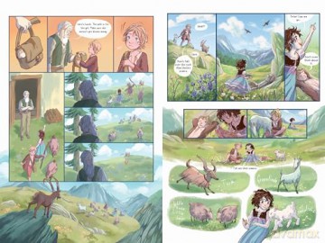 Graphic Novel Classics: The Secret Garden, Anne of Green Gables, and Heidi - Mariah Marsden [KSIĄŻKA]