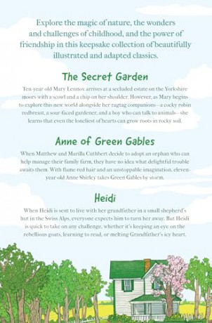 Graphic Novel Classics: The Secret Garden, Anne of Green Gables, and Heidi - Mariah Marsden [KSIĄŻKA]