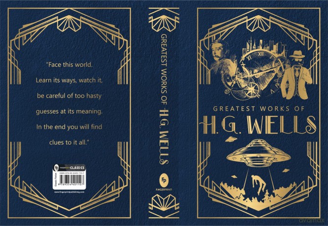 Greatest Works of H.G. Wells (Deluxe Hardbound Edition) - H.G. Wells [KSIĄŻKA]