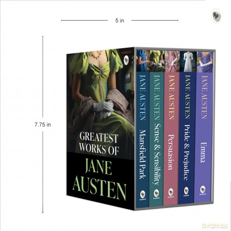 Greatest Works of Jane Austen (Set of 5 Books) - Jane Austen [KSIĄŻKA]