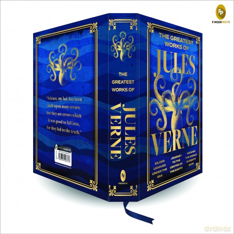 Greatest Works of Jules Verne (Deluxe Hardbound Edition) - Jules Verne [KSIĄŻKA]