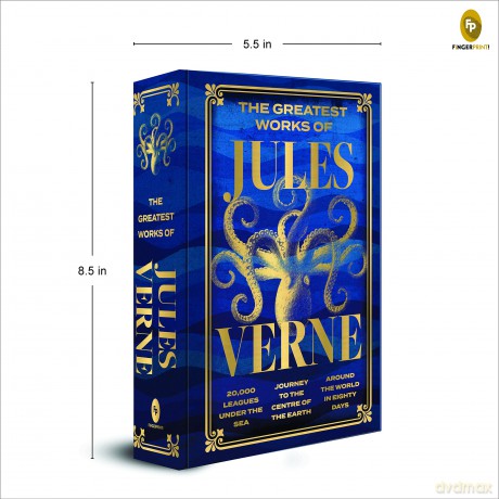 Greatest Works of Jules Verne (Deluxe Hardbound Edition) - Jules Verne [KSIĄŻKA]