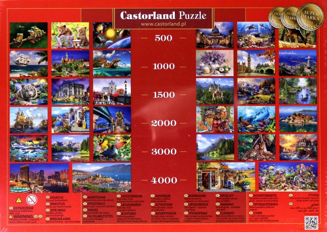 Castor 500 elementów Mig 29 [PUZZLE]