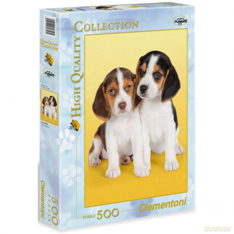 CLEMENTONI 500 elementów Małe Beagle [PUZZLE]