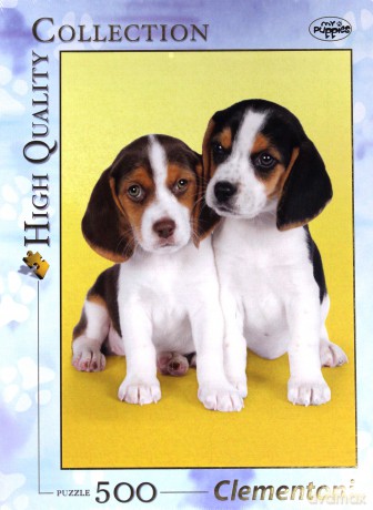 CLEMENTONI 500 elementów Małe Beagle [PUZZLE]