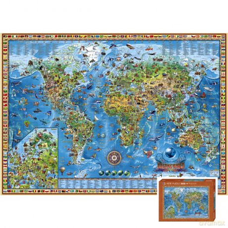 Heye 3000 elementów Amazing World [PUZZLE]