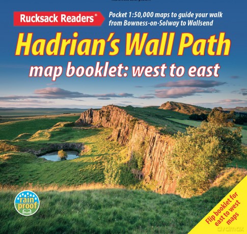 Hadrian's Wall Path map booklet - Jacquetta Megarry [KSIĄŻKA]