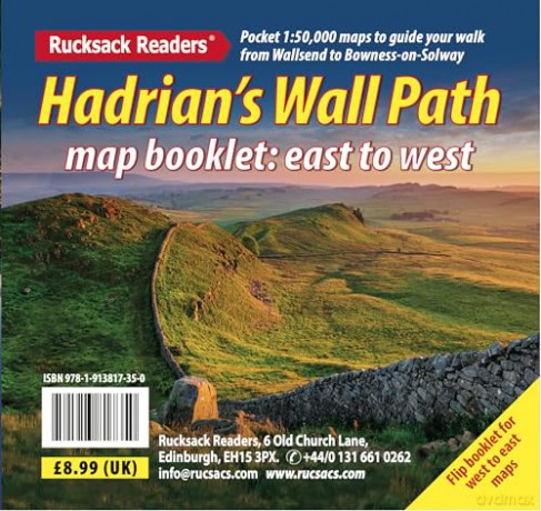 Hadrian's Wall Path map booklet - Jacquetta Megarry [KSIĄŻKA]